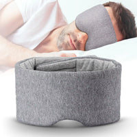 100% Handmade Cotton Blackout Sleep Mask – Ultra-Soft Comfort for Deep Sleep