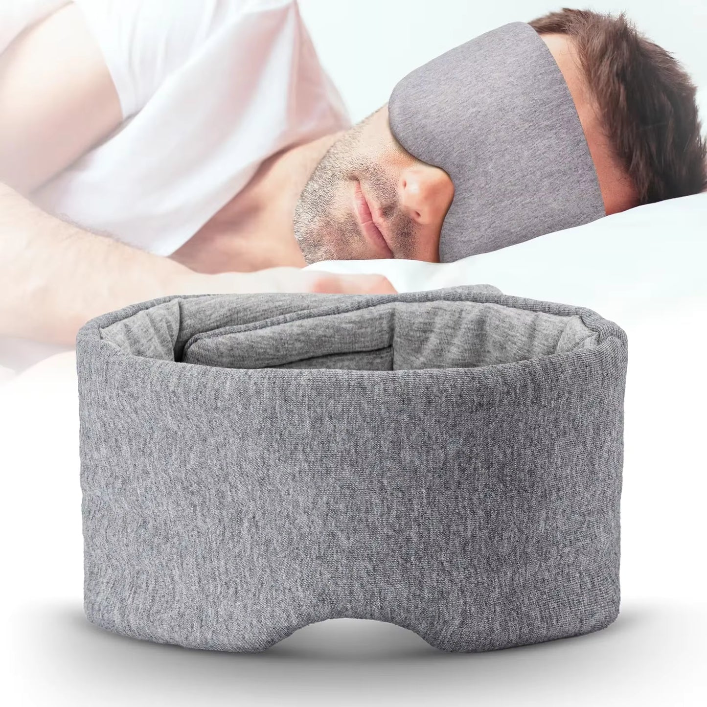 100% Handmade Cotton Blackout Sleep Mask – Ultra-Soft Comfort for Deep Sleep