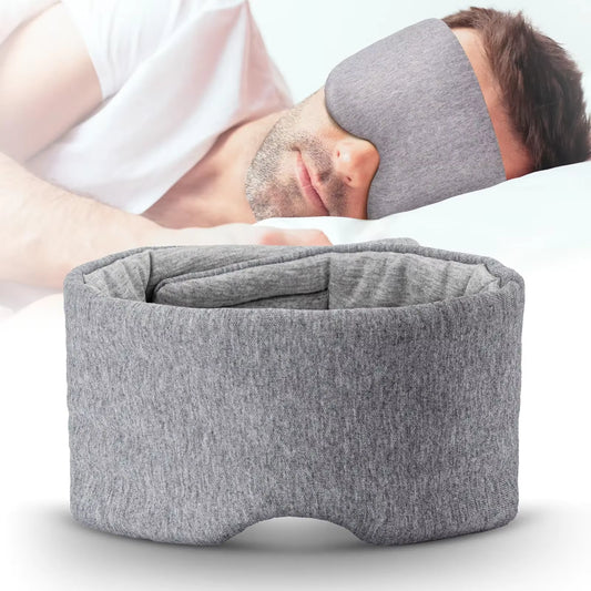 100% Handmade Cotton Blackout Sleep Mask – Ultra-Soft Comfort for Deep Sleep